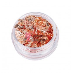 Foite subtiri colorate pentru decor unghii FSU10 Bronze